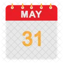 May Calendar  Icon