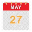 May Calendar  Icon