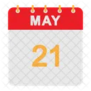 May Calendar  Icon