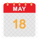 May Calendar  Icon