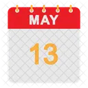May Calendar  Icon