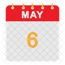 May Calendar  Icon