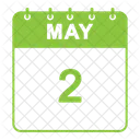 May Calendar  Icon