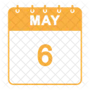 May Calendar  Icon