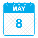 May Calendar  Icon