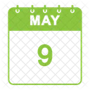 May Calendar  Icon