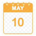May Calendar  Icon