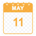 May Calendar  Icon