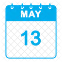 May Calendar  Icon