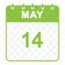 May Calendar  Icon