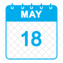 May Calendar  Icon