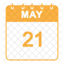 May Calendar  Icon