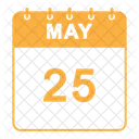 May Calendar  Icon
