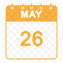 May Calendar  Icon
