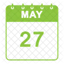 May Calendar  Icon