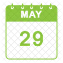 May Calendar  Icon