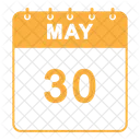 May Calendar  Icon