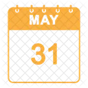 May Calendar  Icon
