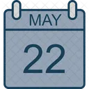 May Calendar Date Icon