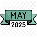 May Calendar Time Icon