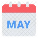 May Summer Month Icon