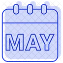 May Winter Month Icon