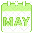 May Summer Month Icon