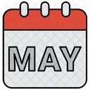 May Summer Month Icon