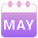 May Summer Month Icon