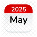 May Calendar Date Icon