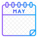 May Calendar Date Icon