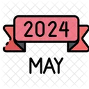 May Calendar 2024 Icon