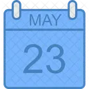 May Day Calendar Icon