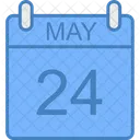 May Day Calendar Icon