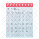 Mayo Calendario 2024 Icon