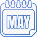 Mayo Mes De Mayo Calendario De Mayo Icono