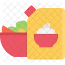 Mayonnaise Sauce Lunch Icon