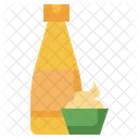 Mayonnaise-Flasche  Symbol