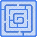 Maze Puzzle Complexity Icon