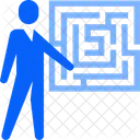 Maze Solution Business Icon