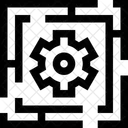 Maze Puzzle Labyrinth Icon