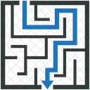 Maze Labyrinth Solution Icon