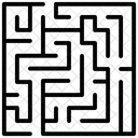 Maze Puzzle Business Challenge Icon
