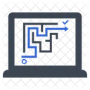 Labyrinth Maze Plan Icon
