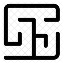 Maze Labyrinth Puzzle Icon