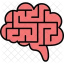 Maze Brain Head Icon
