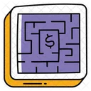 Maze Puzzle Labyrinth Icon