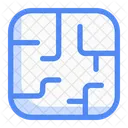 Maze Puzzle Labyrinth Icon