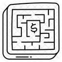 Maze Puzzle Labyrinth Icon