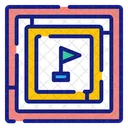 Maze Labyrinth Find Game Icon